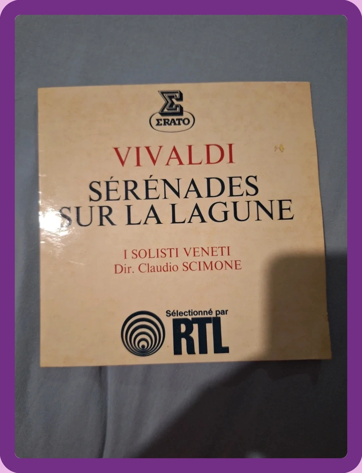 Vinyle 45 Tours Musique Classique Ancienne